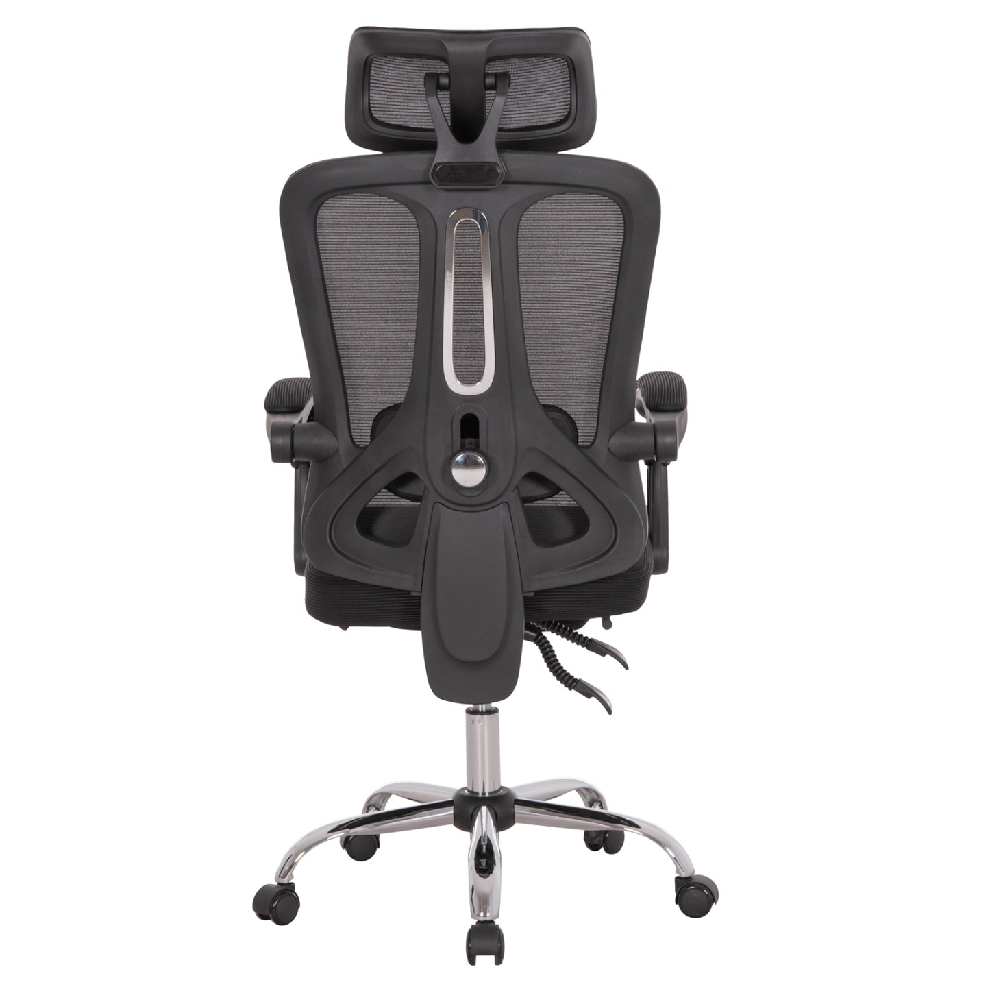 OFFICE CHAIR BARNET HM18258.01 BLACK MESH-BLACK FRAME NYLON 61x62x123Hcm.