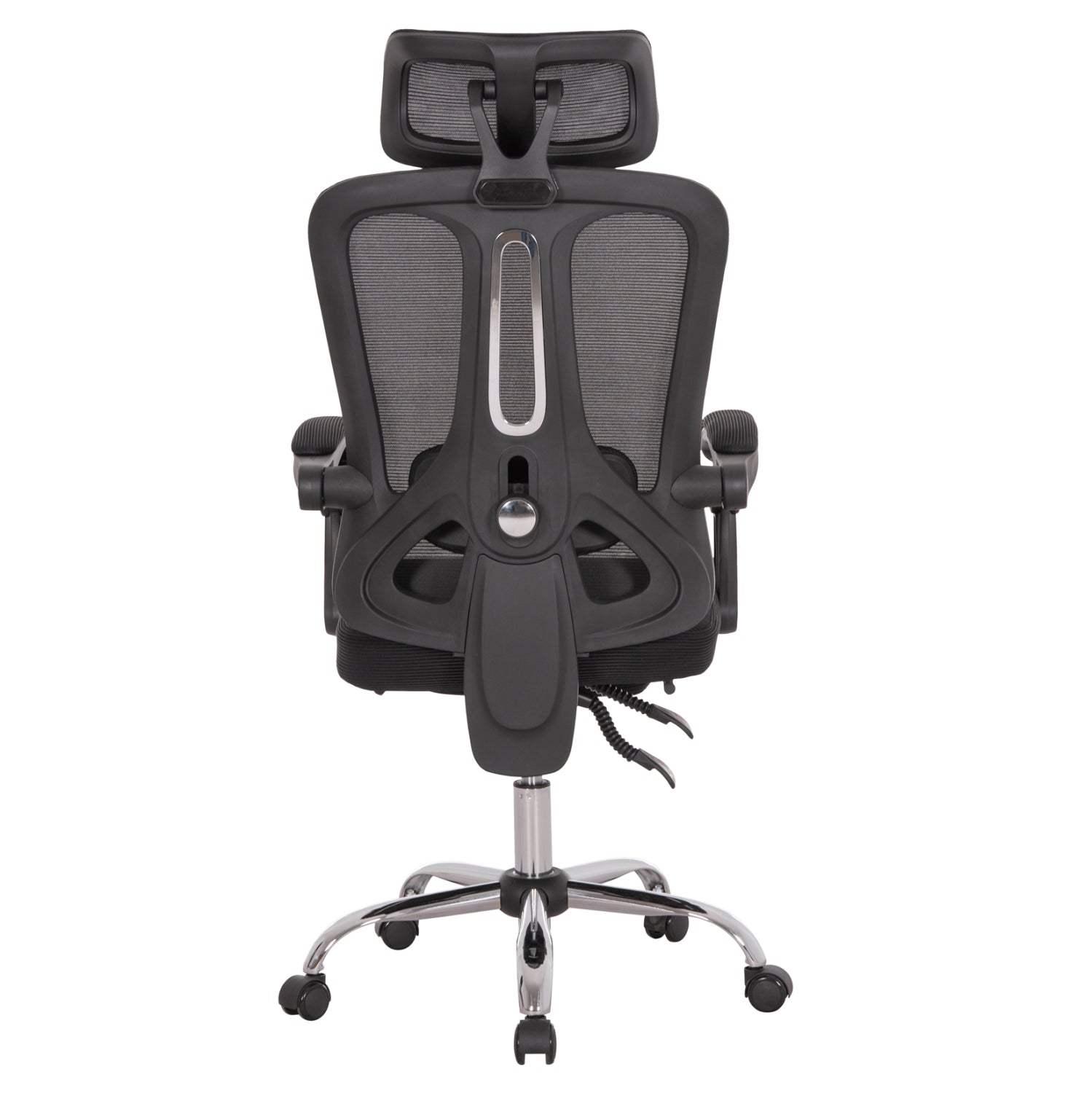 OFFICE CHAIR BARNET HM18258.01 BLACK MESH-BLACK FRAME NYLON 61x62x123Hcm.