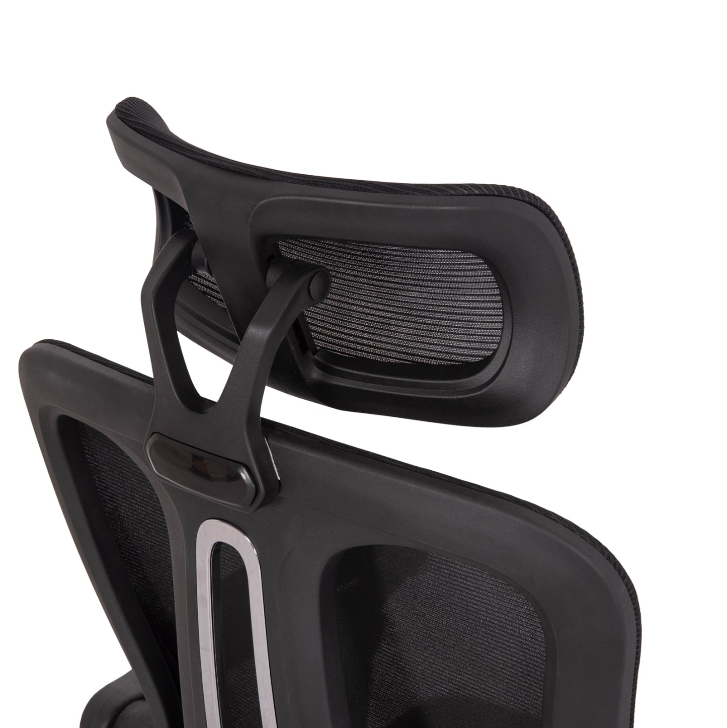 OFFICE CHAIR BARNET HM18258.01 BLACK MESH-BLACK FRAME NYLON 61x62x123Hcm.