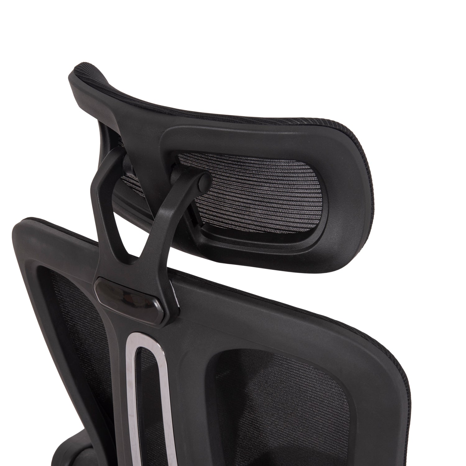 OFFICE CHAIR BARNET HM18258.01 BLACK MESH-BLACK FRAME NYLON 61x62x123Hcm.