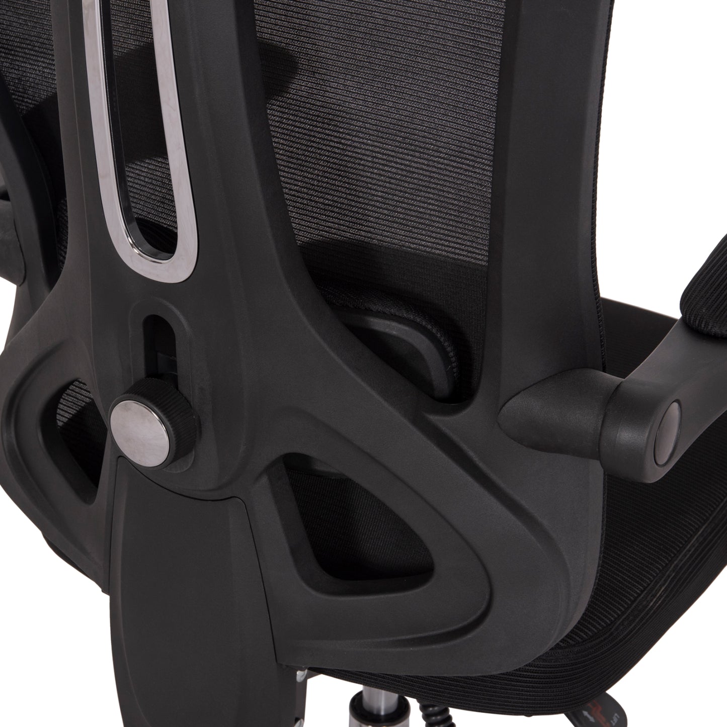 OFFICE CHAIR BARNET HM18258.01 BLACK MESH-BLACK FRAME NYLON 61x62x123Hcm.