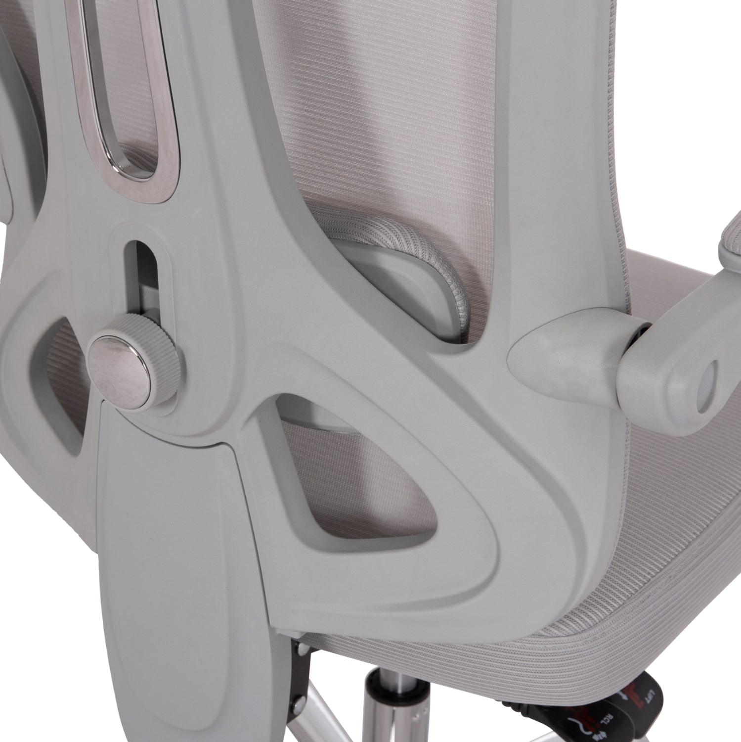OFFICE CHAIR BARNET HM18258.02 GREY MESH-GREY FRAME NYLON 61x62x123Hcm.