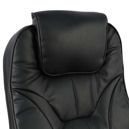 Manager's office chair HM1025.01 with chromed base 65x71x106,5 cm.