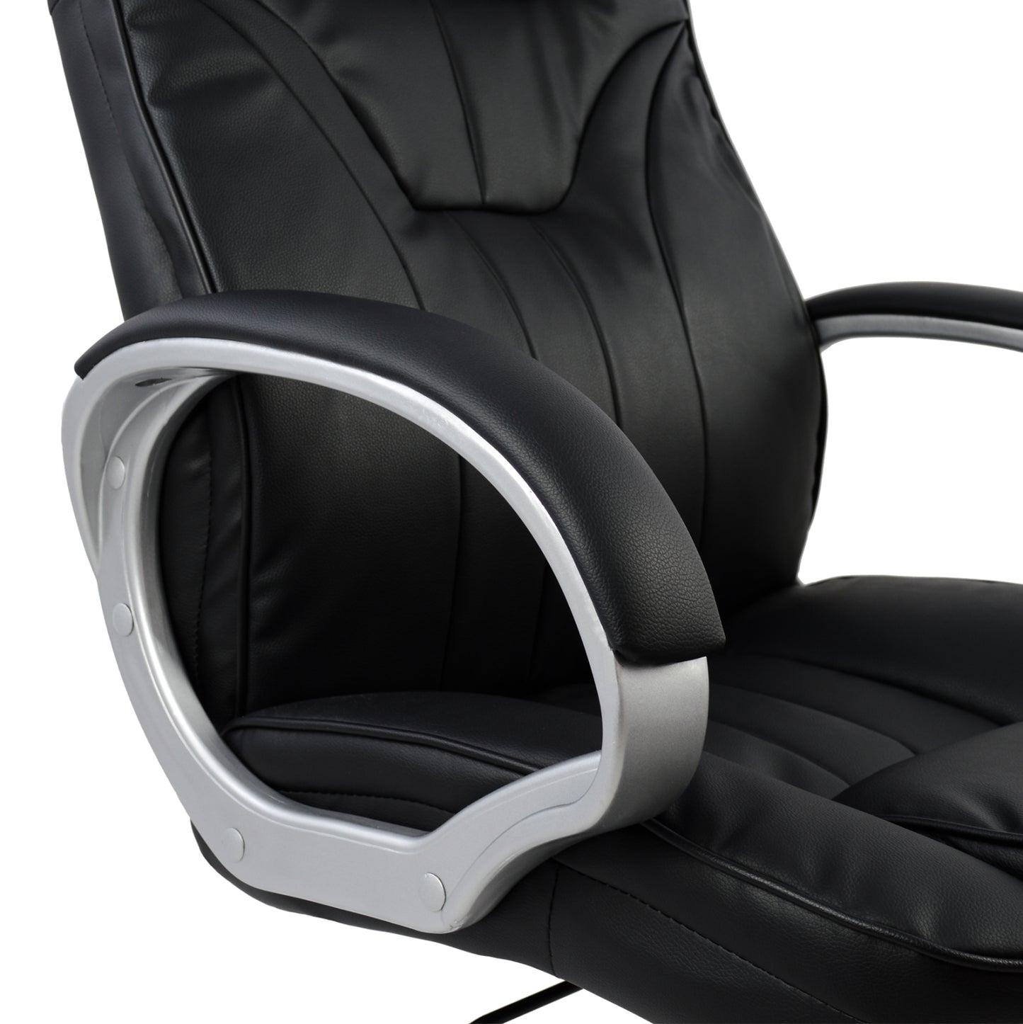 Manager's office chair HM1025.01 with chromed base 65x71x106,5 cm.