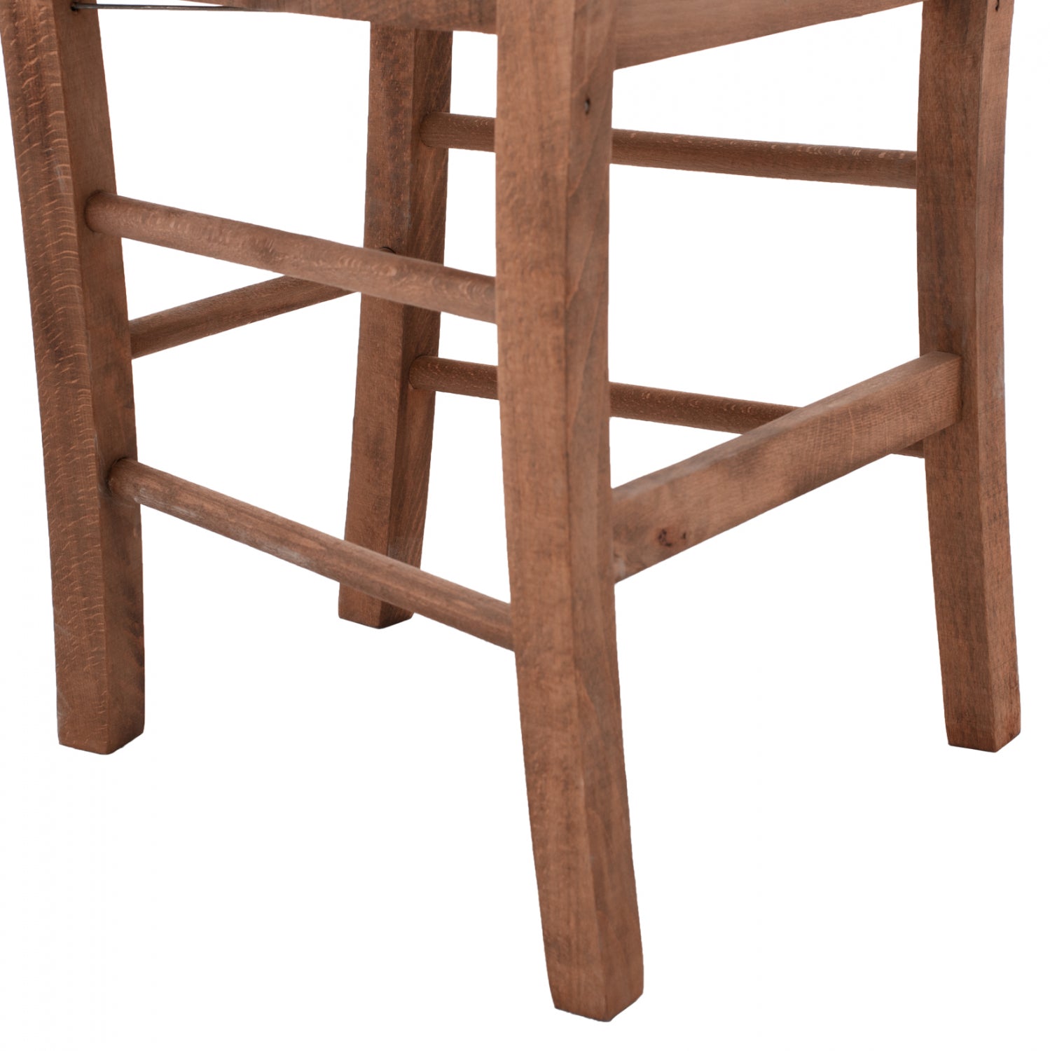 TRADITIONAL COFFEE SHOP CHAIR AUGGIE ΗΜ5577.01 BEECH WOOD WITH IMPREGNATION IN WALNUT 40x48x88Hcm