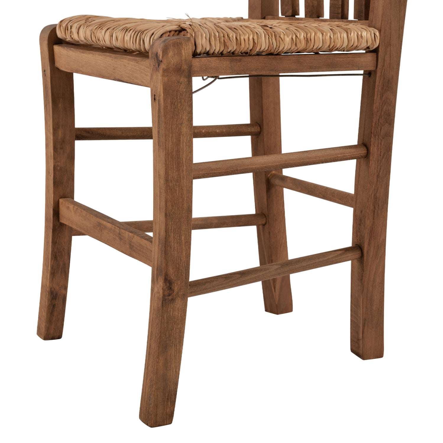 Traditional chair walnut with straw HM10376.01