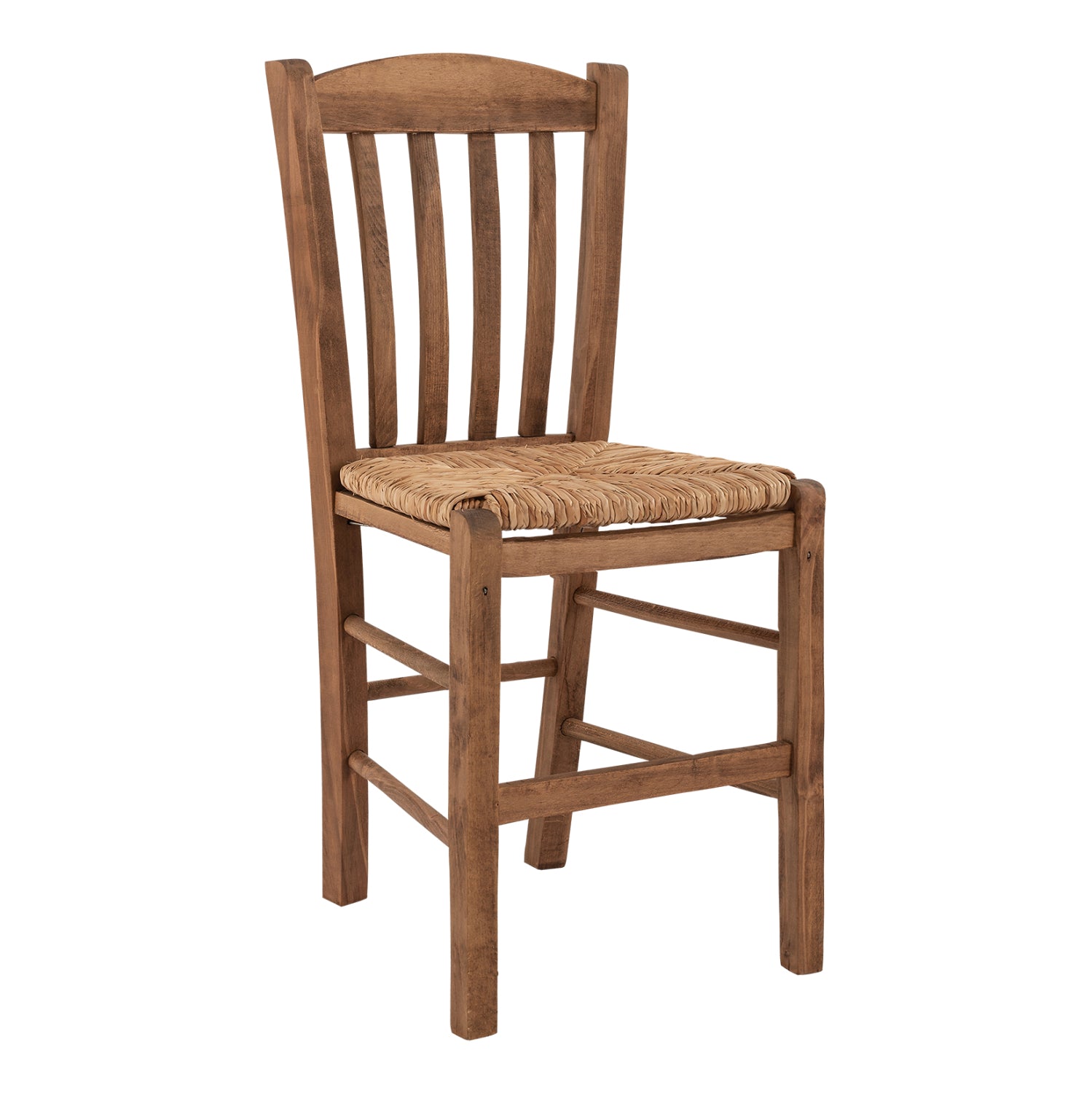 Traditional chair walnut with straw HM10376.01
