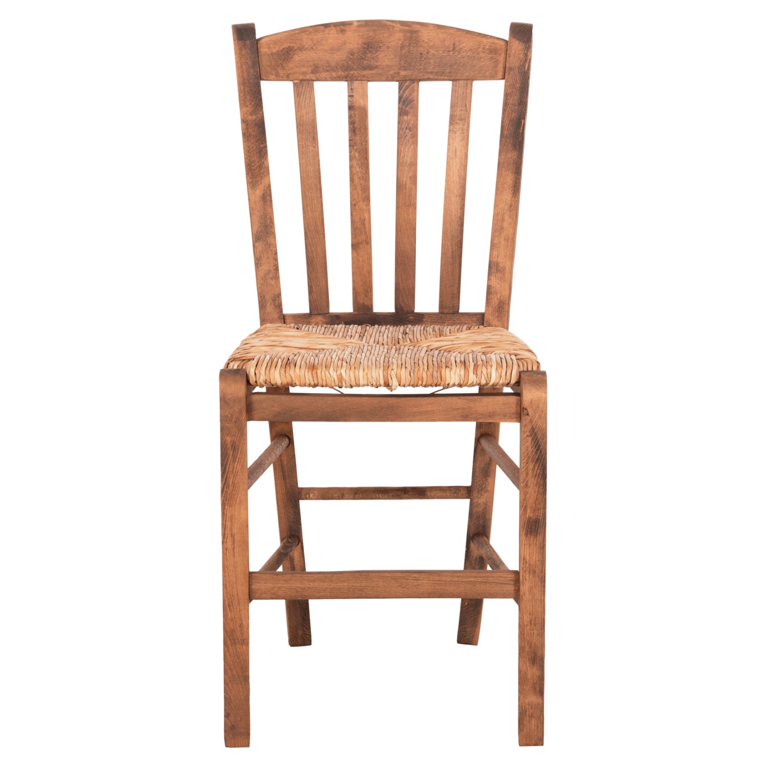 CHAIR MONTE HM10383.01 BEECH WOOD IN WALNUT-SEAGRASS RUSH-MATT SEAT 43x41x87Hcm.