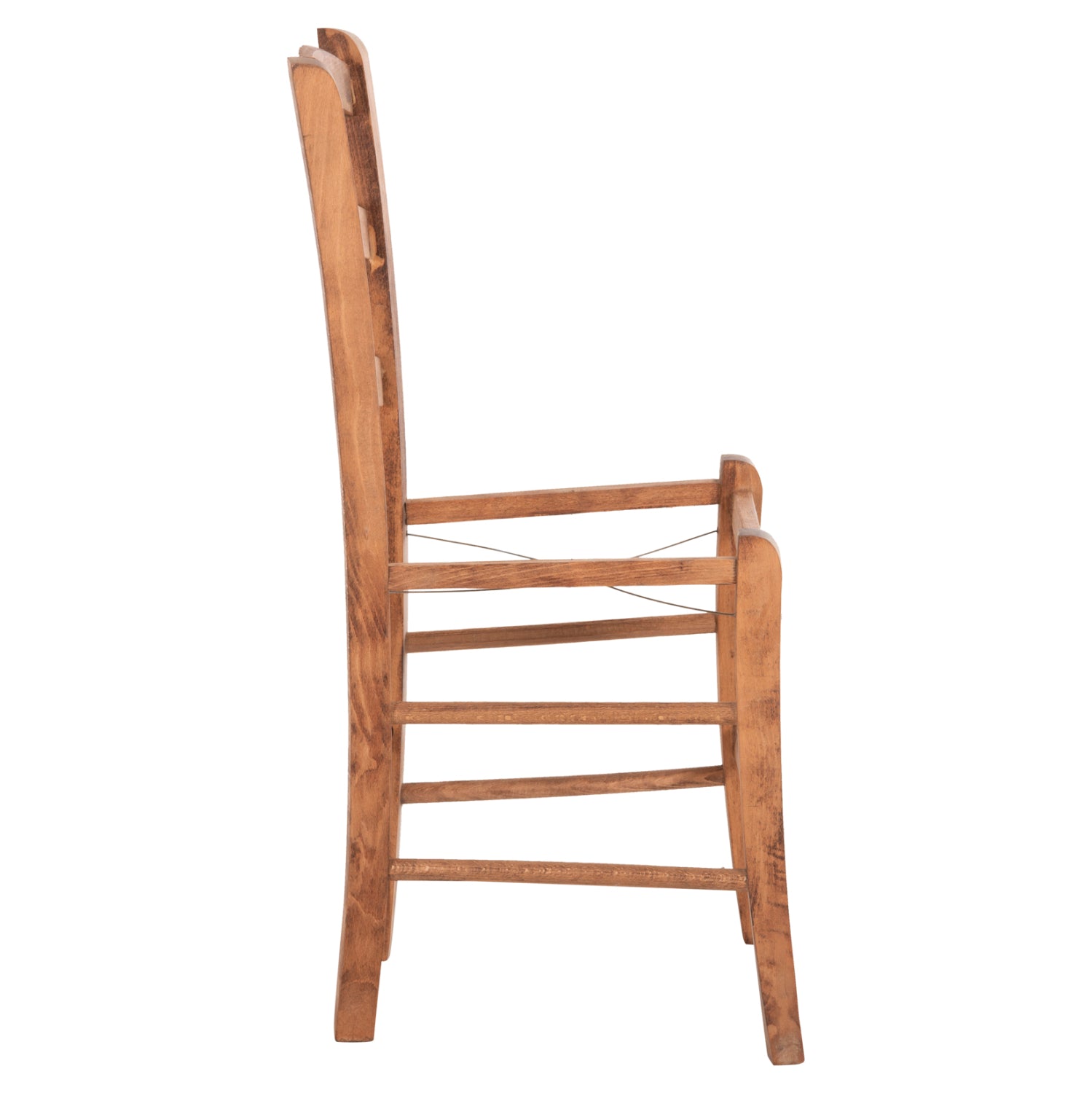 CHAIR PAROS HM5585.01 BEECH WOOD IMPREGNATED IN WALNUT COLOR 40x41x87Hcm.FRAME ONLY