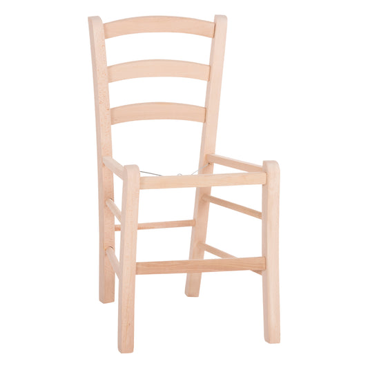 CHAIR PAROS HM5585.02 BEECH WOOD IMPREGNATED-NOT PAINTED 40x41x87Hcm.FRAME ONLY