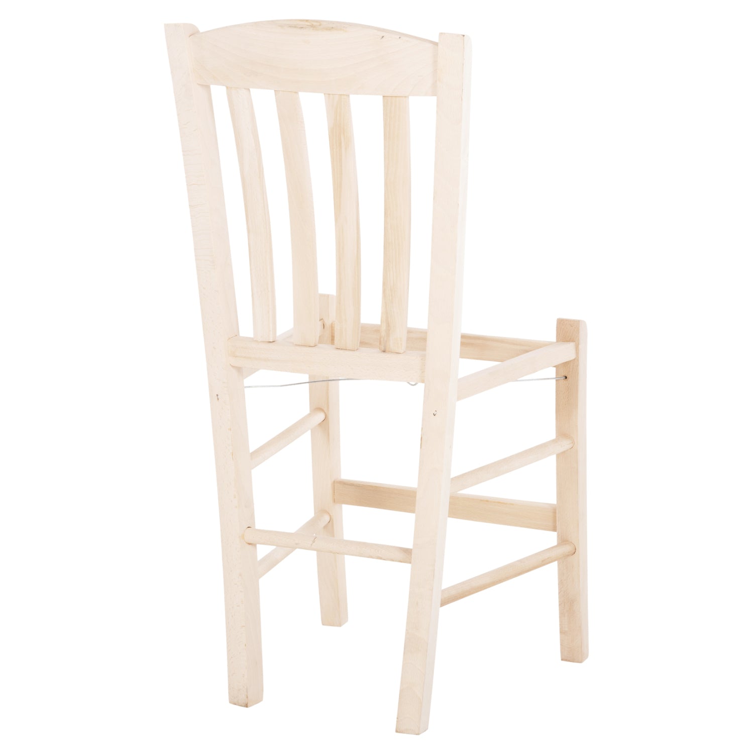 CHAIR MONTE HM5588.02 BEECH WOOD IMPREGNATED-UNPAINTED 40x41x87Hcm.FRAME ONLY