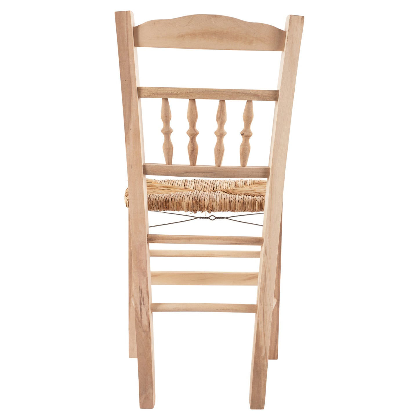 Traditional chair without color with mat HM10258