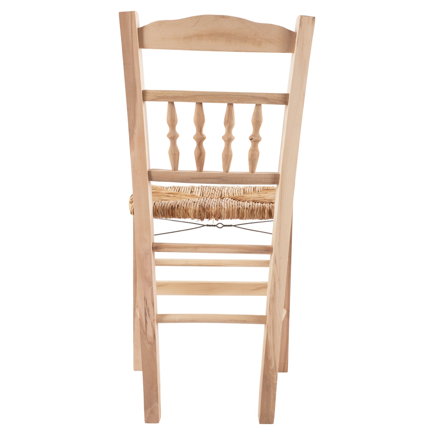Traditional chair without color with mat HM10258