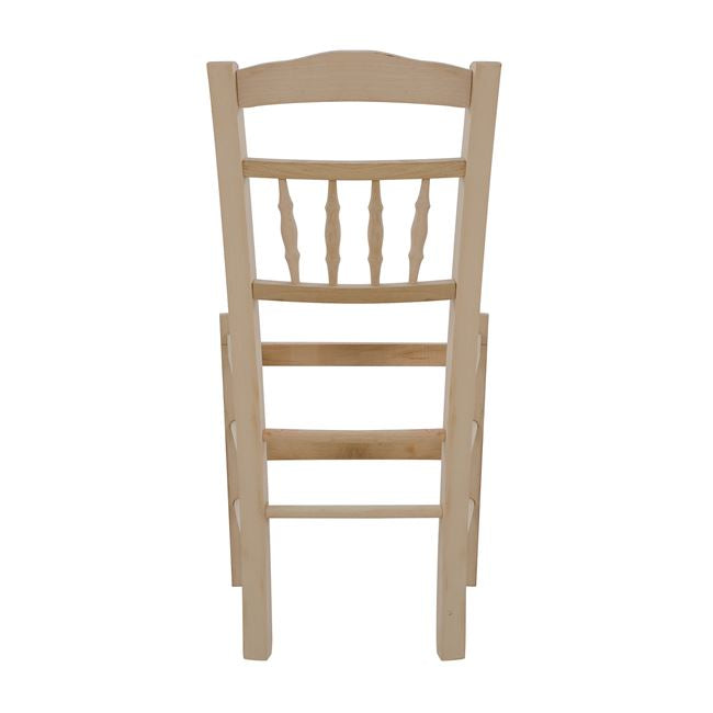 Traditional chair without color frame 41,5x44,5x88,5cm HM8466