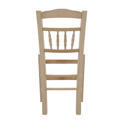 Traditional chair without color frame 41,5x44,5x88,5cm HM8466
