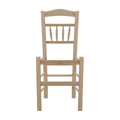 Traditional chair without color frame 41,5x44,5x88,5cm HM8466