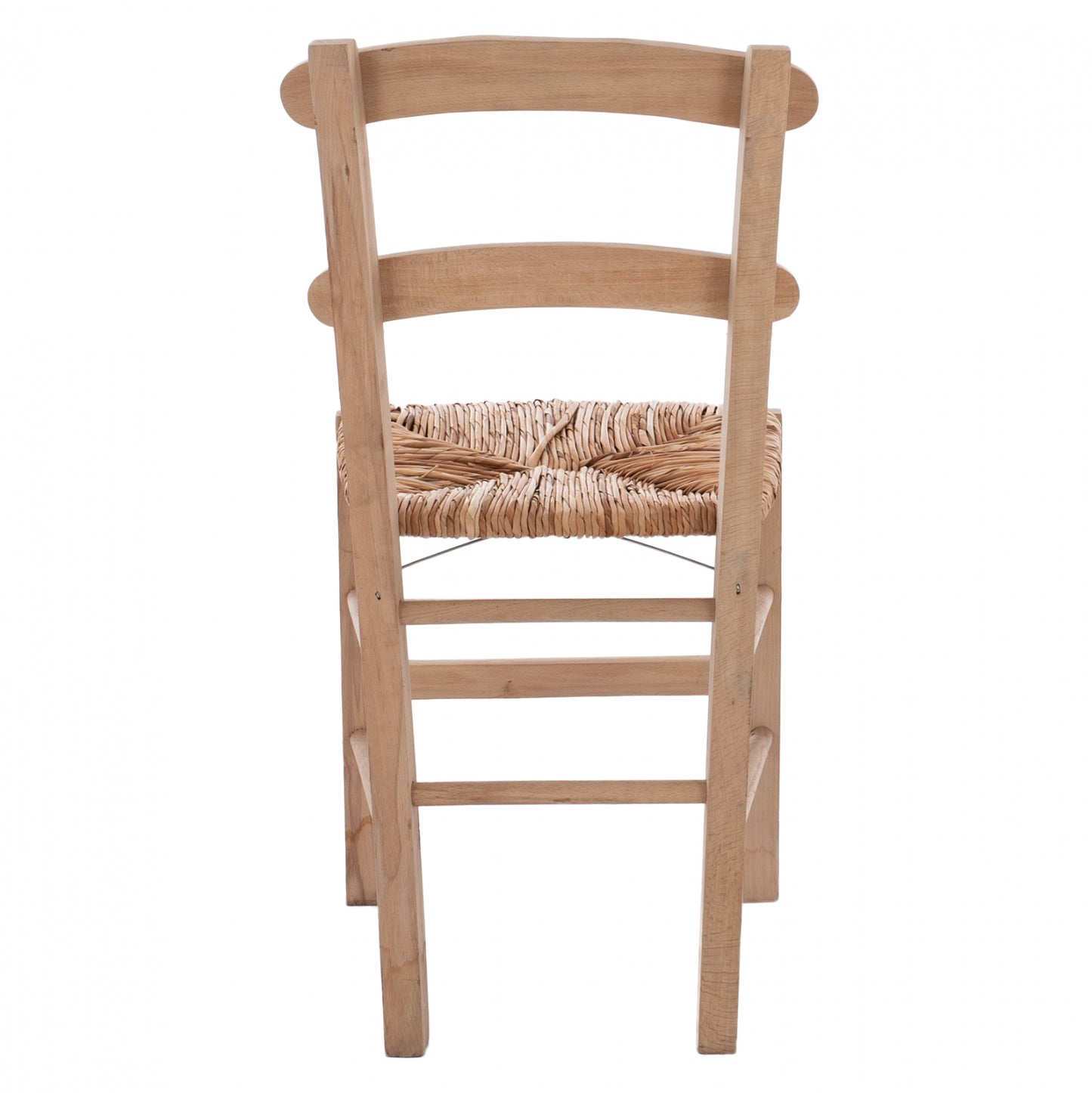 Traditional chair with straw Unpainted HM10370.02