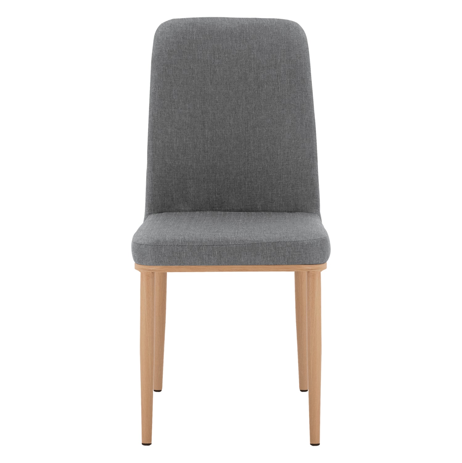 Dining Chair Eilish in grey fabric & metallic frame HM8727.01 43X55X92