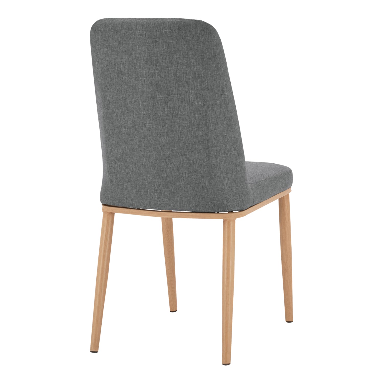 Dining Chair Eilish in grey fabric & metallic frame HM8727.01 43X55X92
