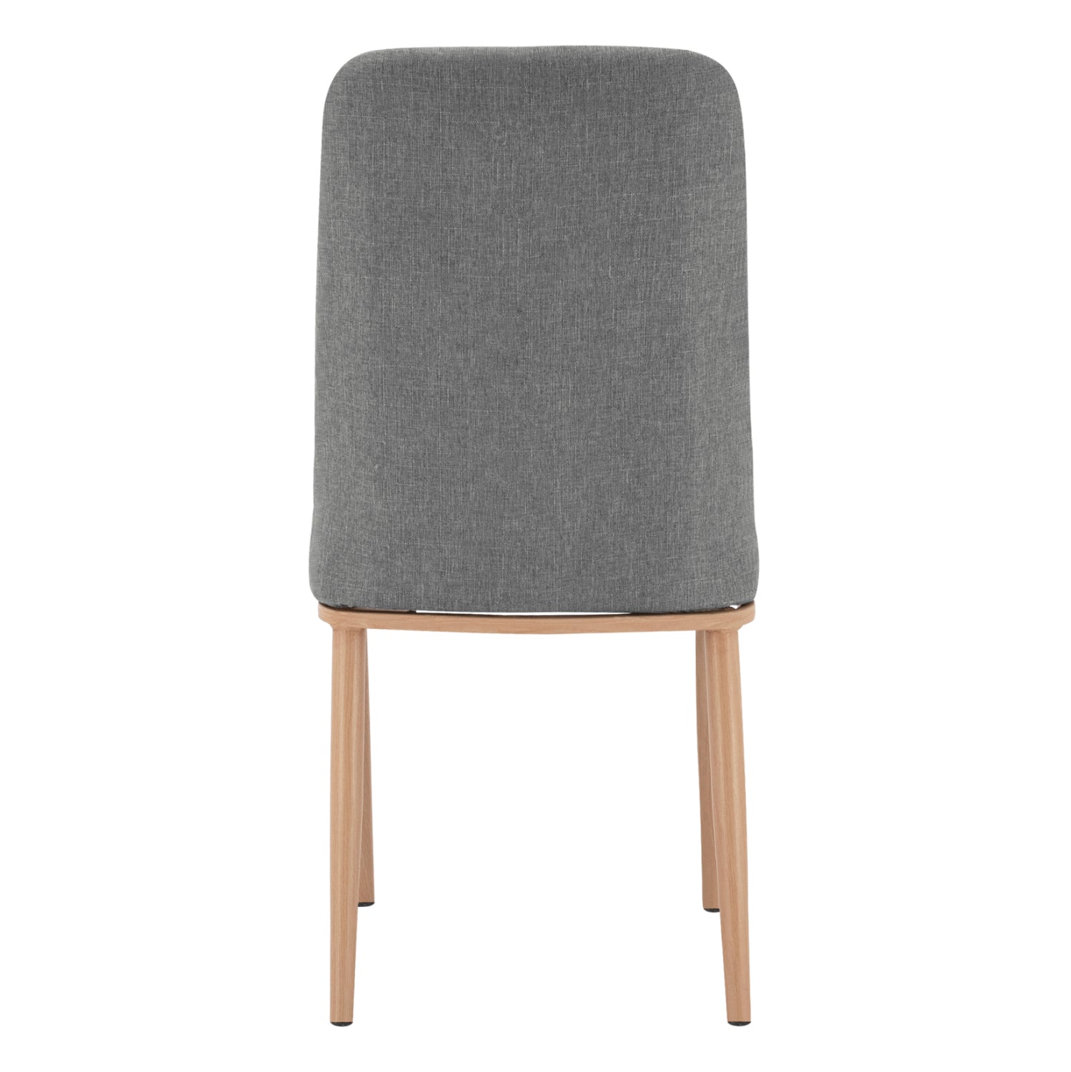 Dining Chair Eilish in grey fabric & metallic frame HM8727.01 43X55X92