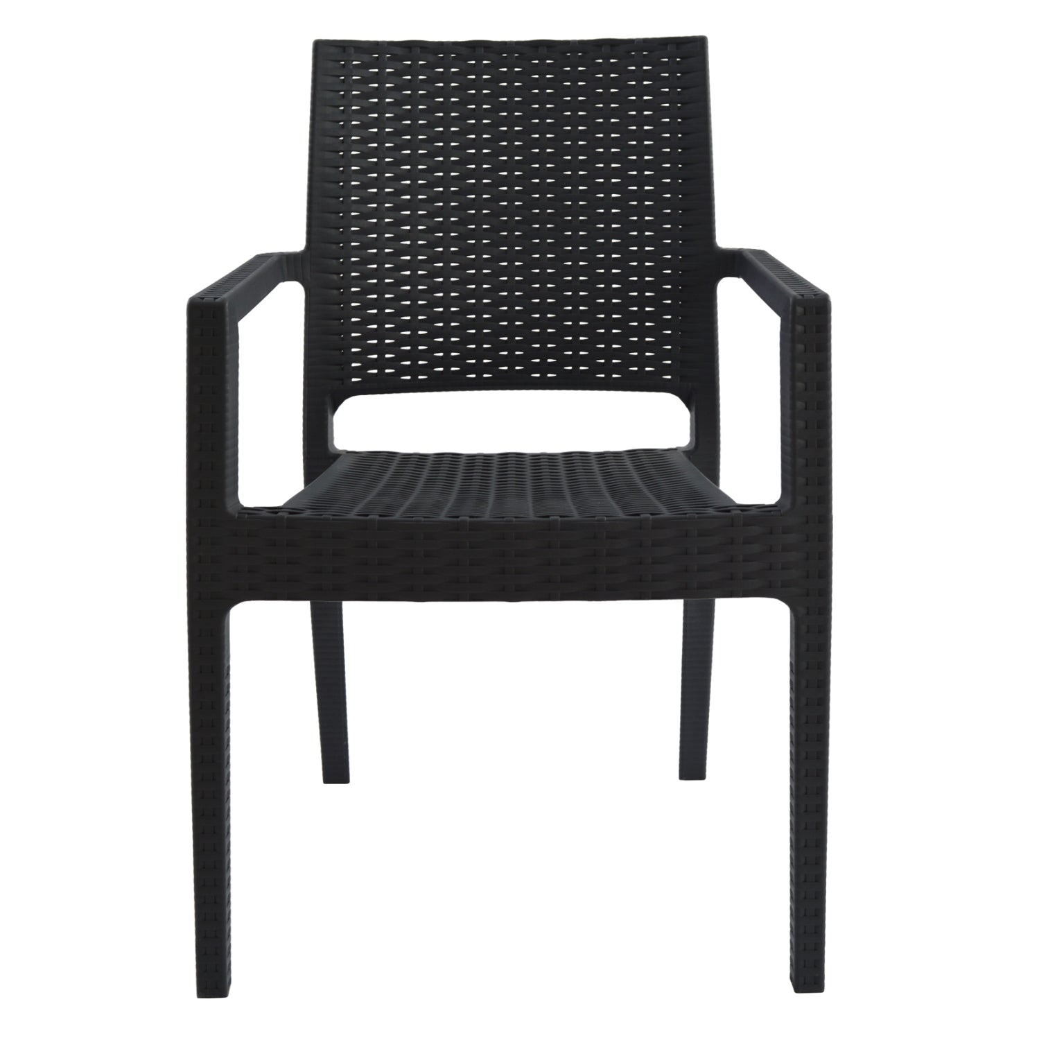 Chair with arms Polypropylene Dark Grey HM5134.01 57x55,5x89 cm