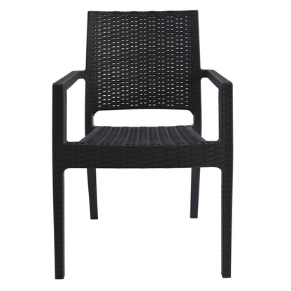 Chair with arms Polypropylene Dark Grey HM5134.01 57x55,5x89 cm