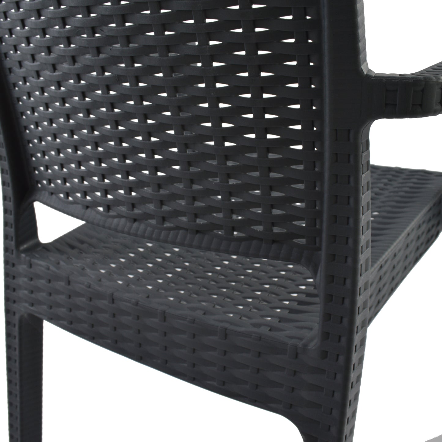 Chair with arms Polypropylene Dark Grey HM5134.01 57x55,5x89 cm
