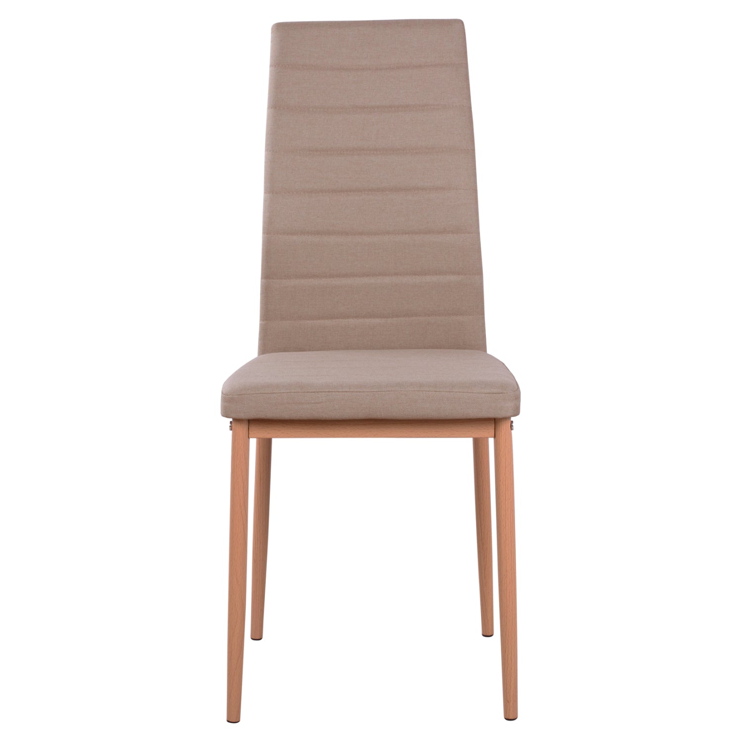 Metallic Chair Lady HM0037.14 Beige Fabric with metallic frame K/D 40x48x95 cm
