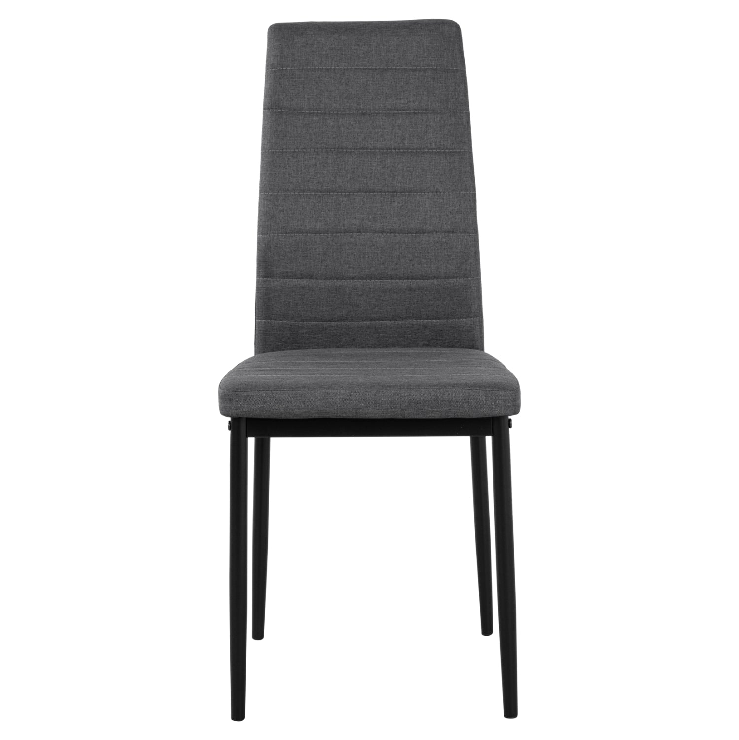 Metallic Chair Lady HM0037.20 Grey fabric with metallic frame K/D 40x48x95
