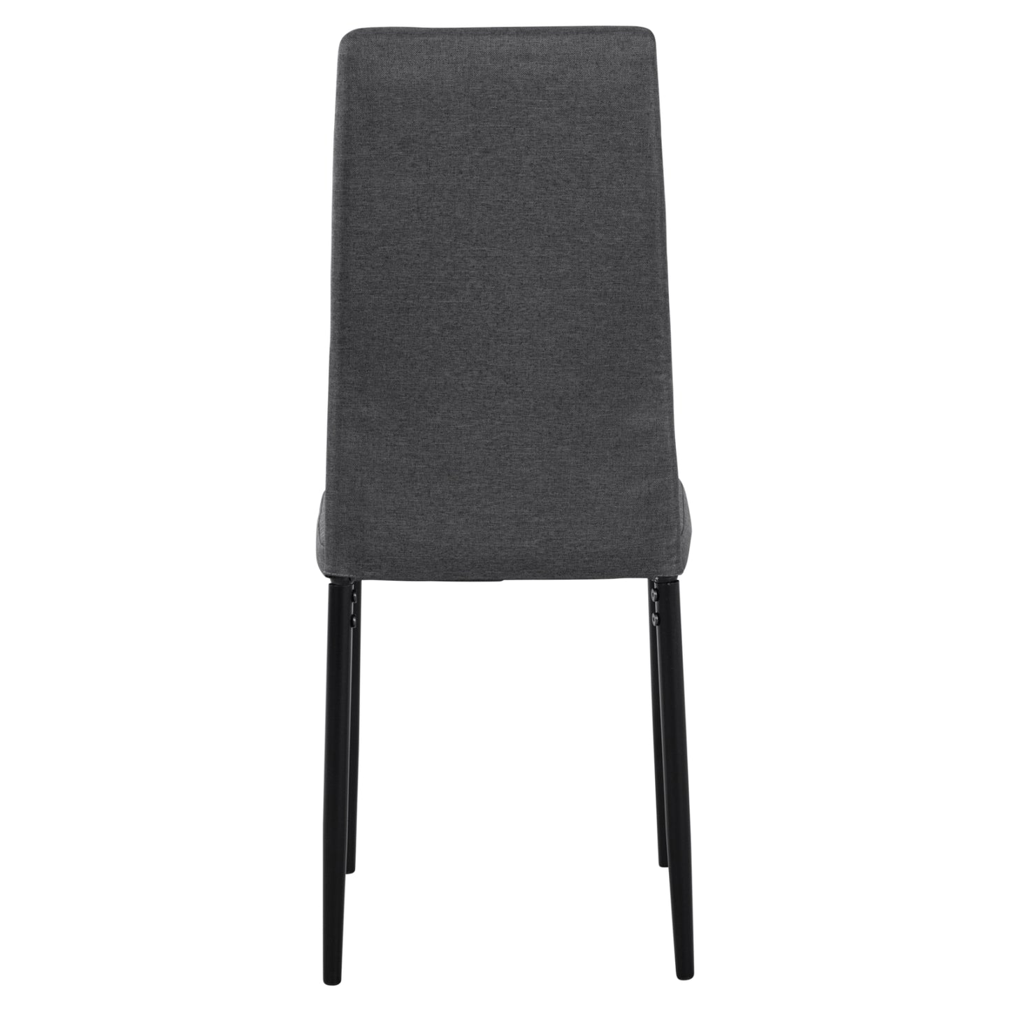 Metallic Chair Lady HM0037.20 Grey fabric with metallic frame K/D 40x48x95