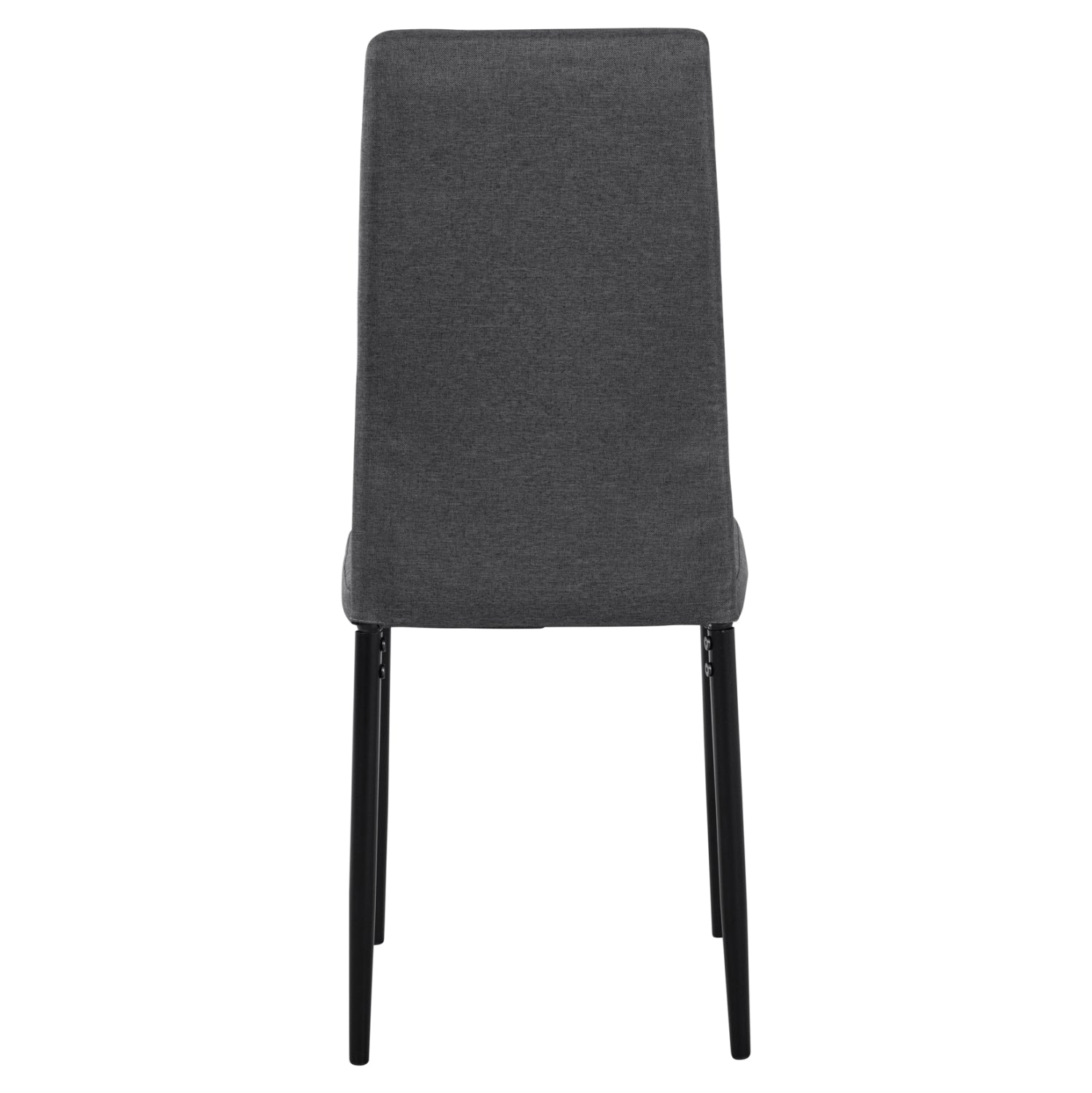 Metallic Chair Lady HM0037.20 Grey fabric with metallic frame K/D 40x48x95
