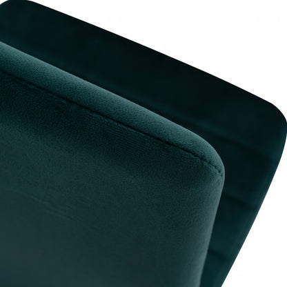 METAL CHAIR HM0037.33 GREEN VELVET WITH METAL FRAME K/D