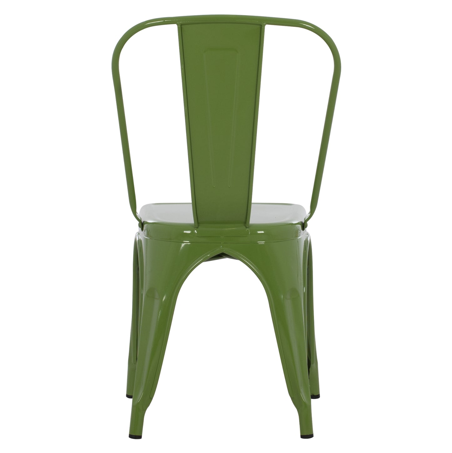 DINING CHAIR MELITA HM8641.13 METAL IN LIGHT OLIVE GREEN COLOR 43x50x82Hcm.