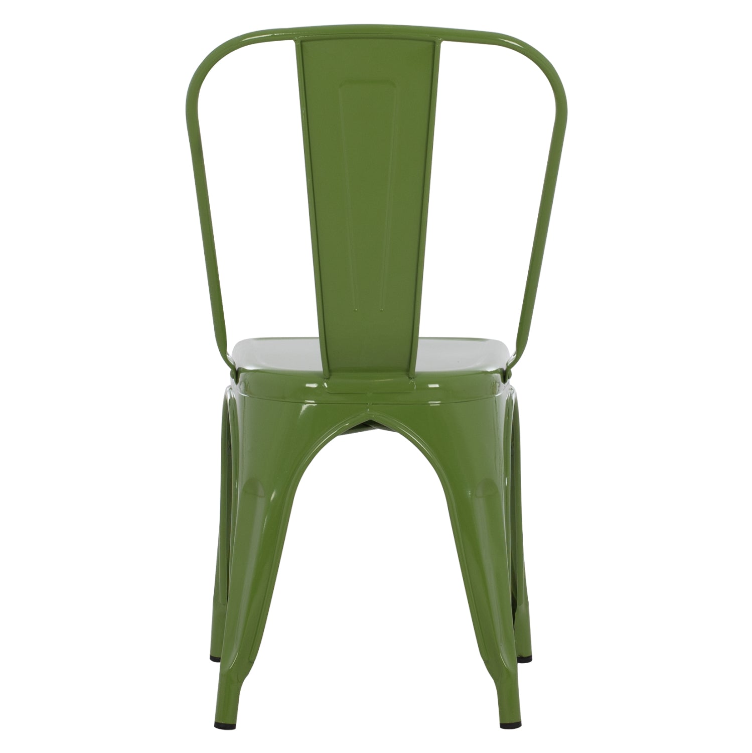 DINING CHAIR MELITA HM8641.13 METAL IN LIGHT OLIVE GREEN COLOR 43x50x82Hcm.