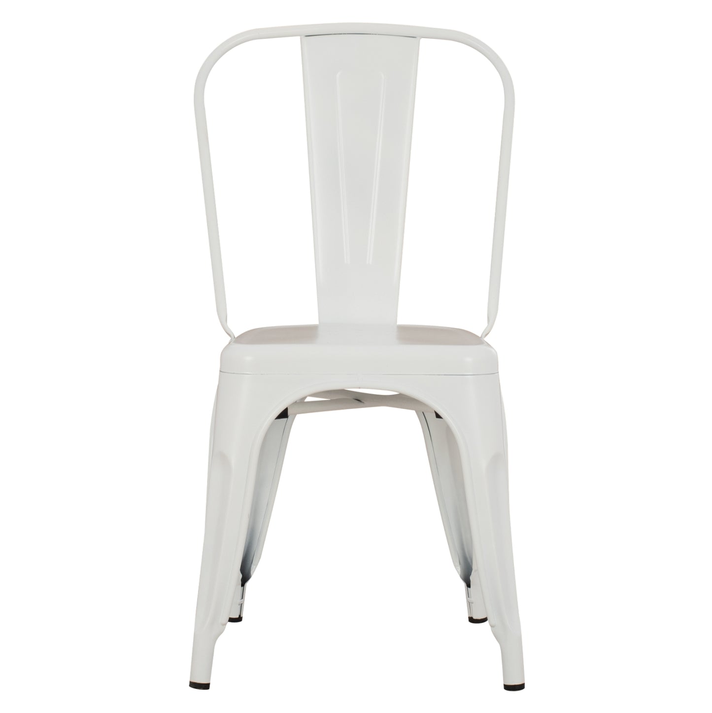 DINING CHAIR MELITA-PRO HM8641.41 METAL IN MATTE WHITE 44x47x84.5Hcm.