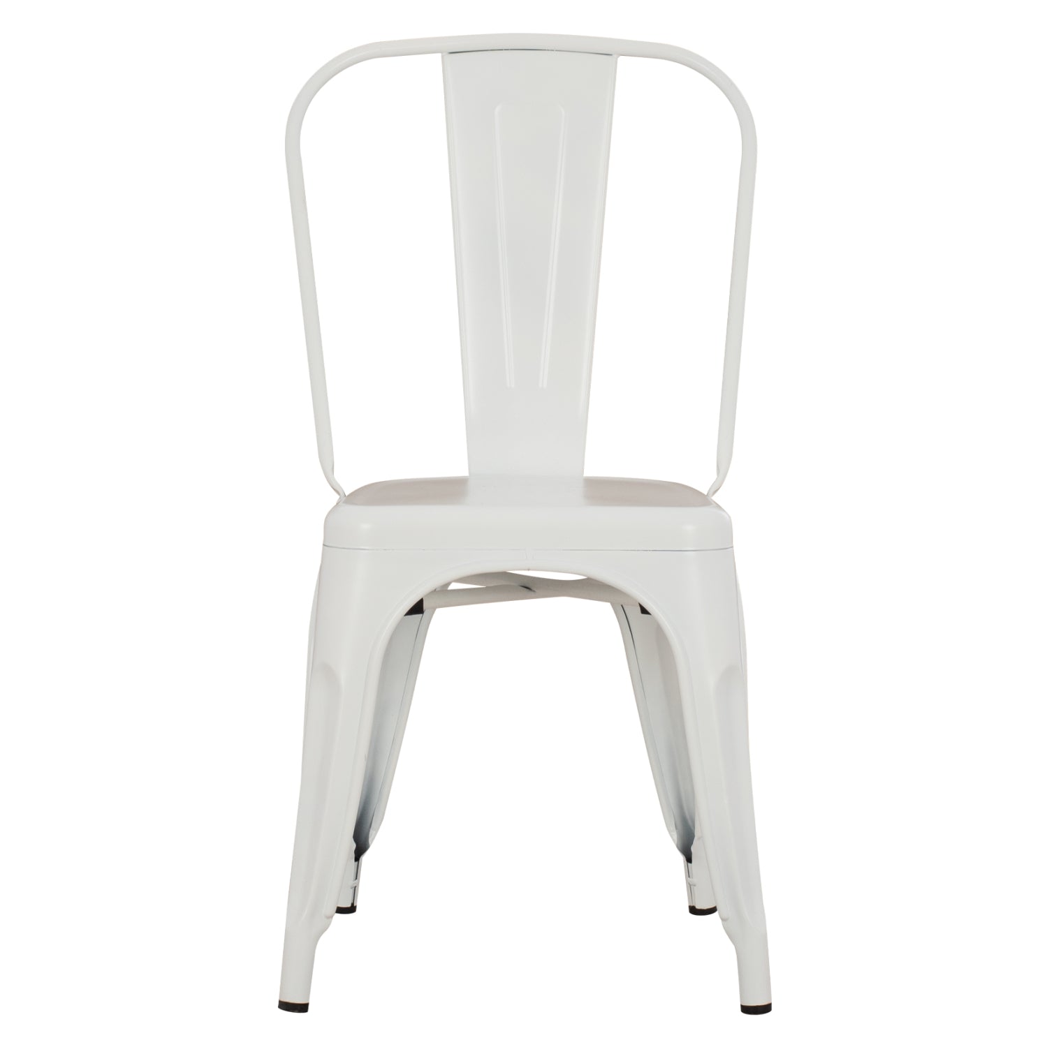 DINING CHAIR MELITA-PRO HM8641.41 METAL IN MATTE WHITE 44x47x84.5Hcm.