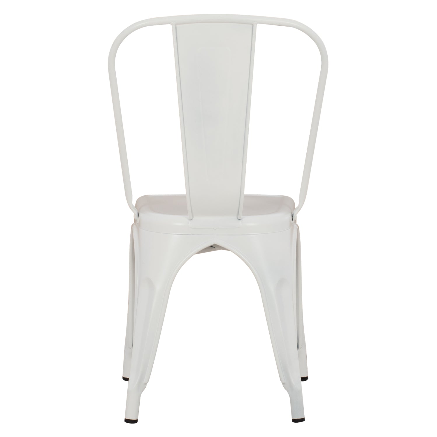 DINING CHAIR MELITA-PRO HM8641.41 METAL IN MATTE WHITE 44x47x84.5Hcm.