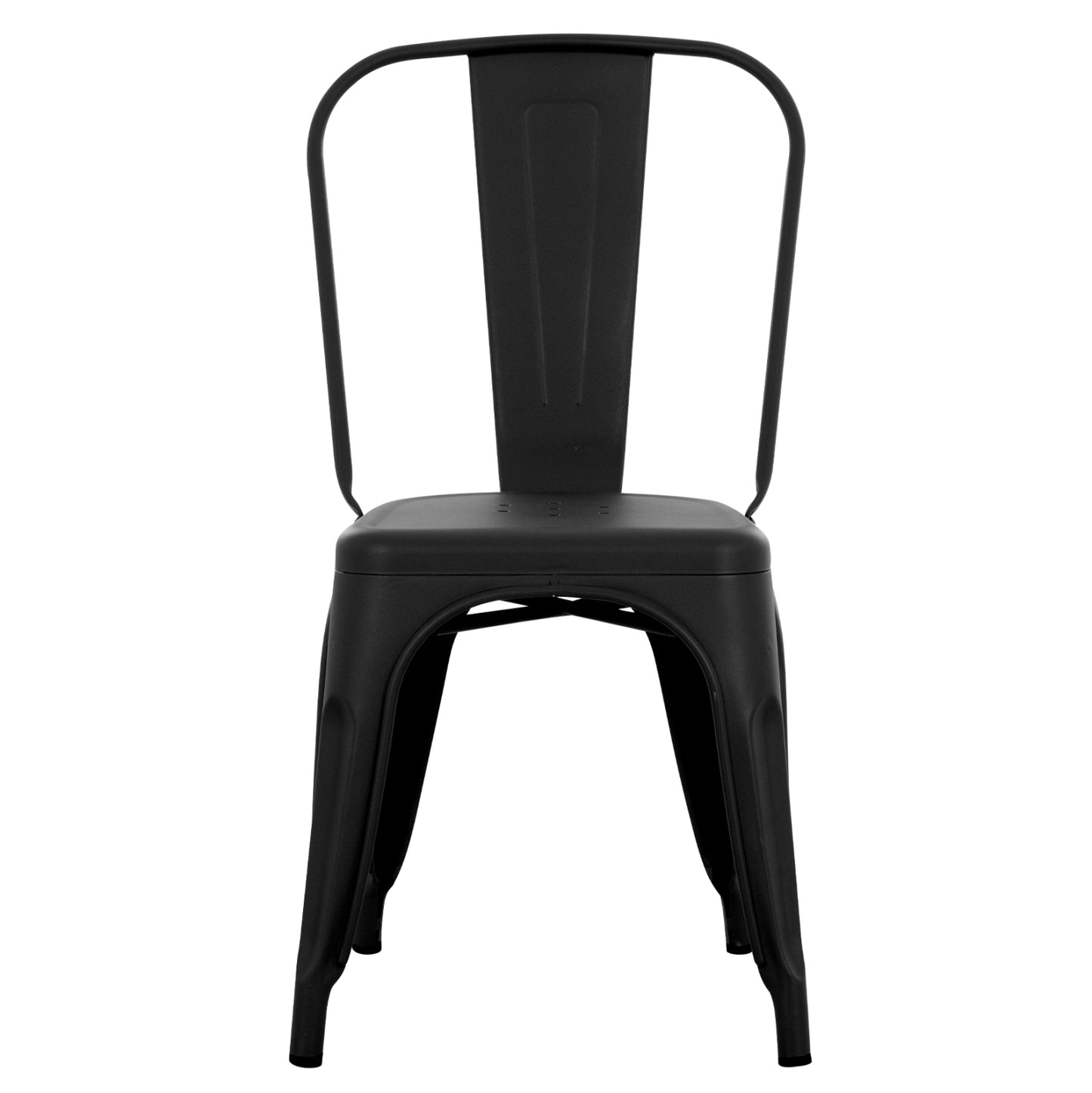 DINING CHAIR MELITA-PRO HM8641.42 METAL IN MATTE BLACK 44x47x84.5Hcm.