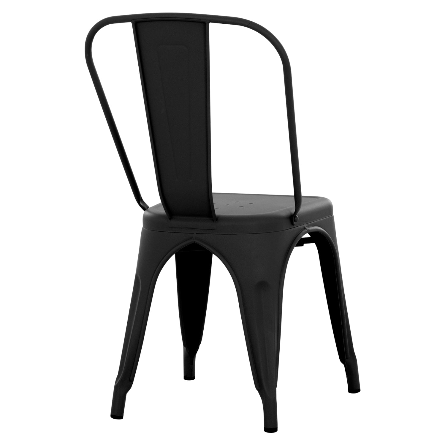 DINING CHAIR MELITA-PRO HM8641.42 METAL IN MATTE BLACK 44x47x84.5Hcm.