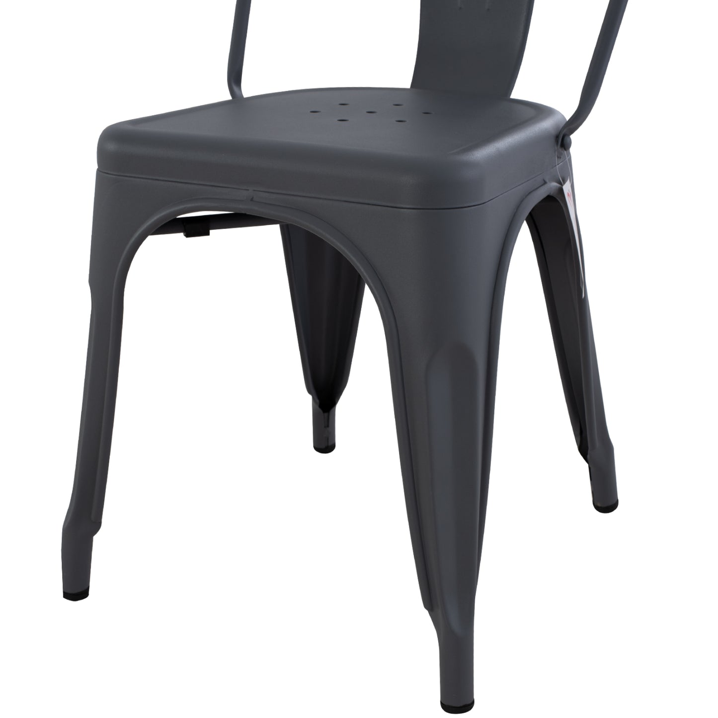 DINING CHAIR MELITA-PRO HM8641.50 METAL IN GREY 44x47x84.5Hcm.
