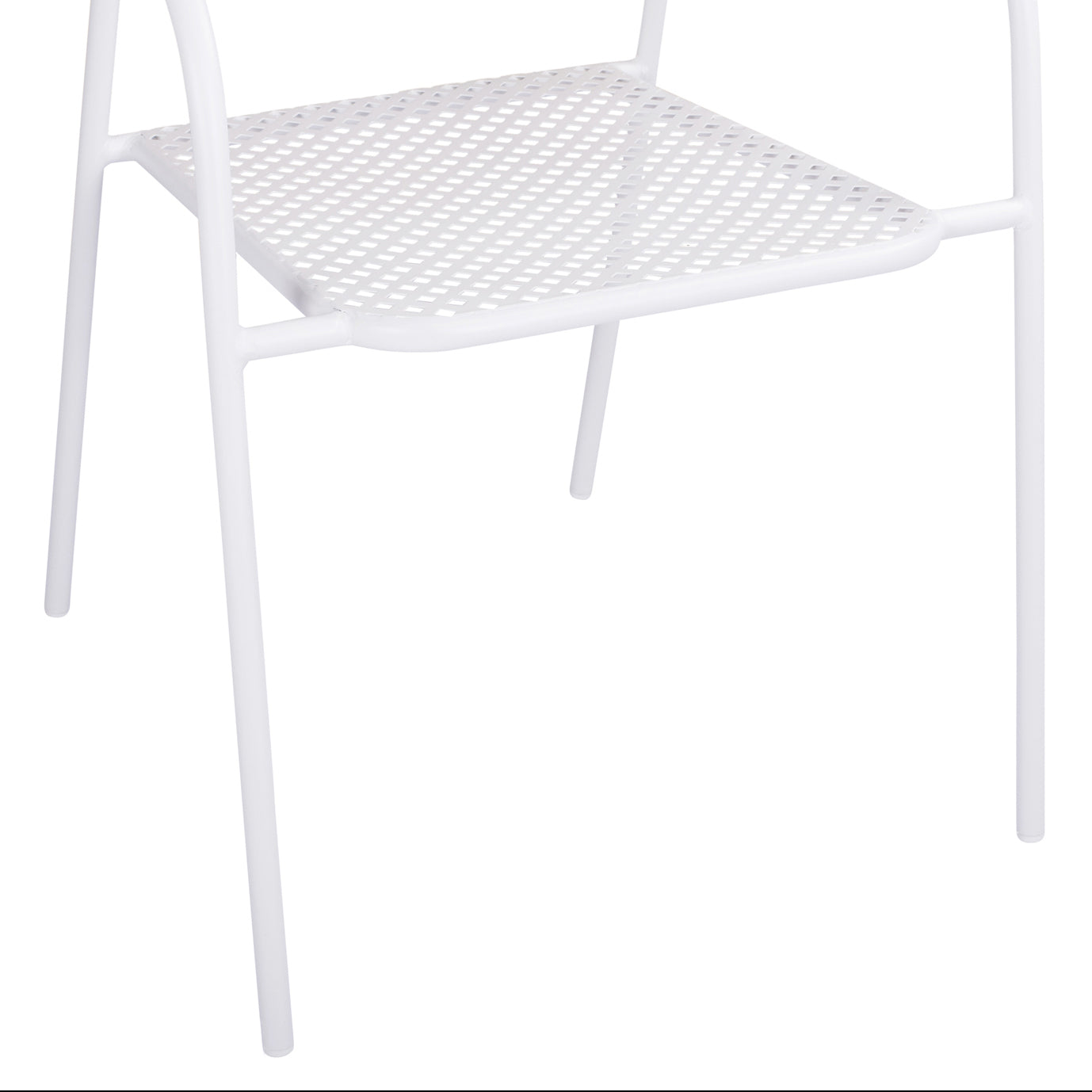 Metallic Chair White Thetis HM5173.12 55x57x79 cm
