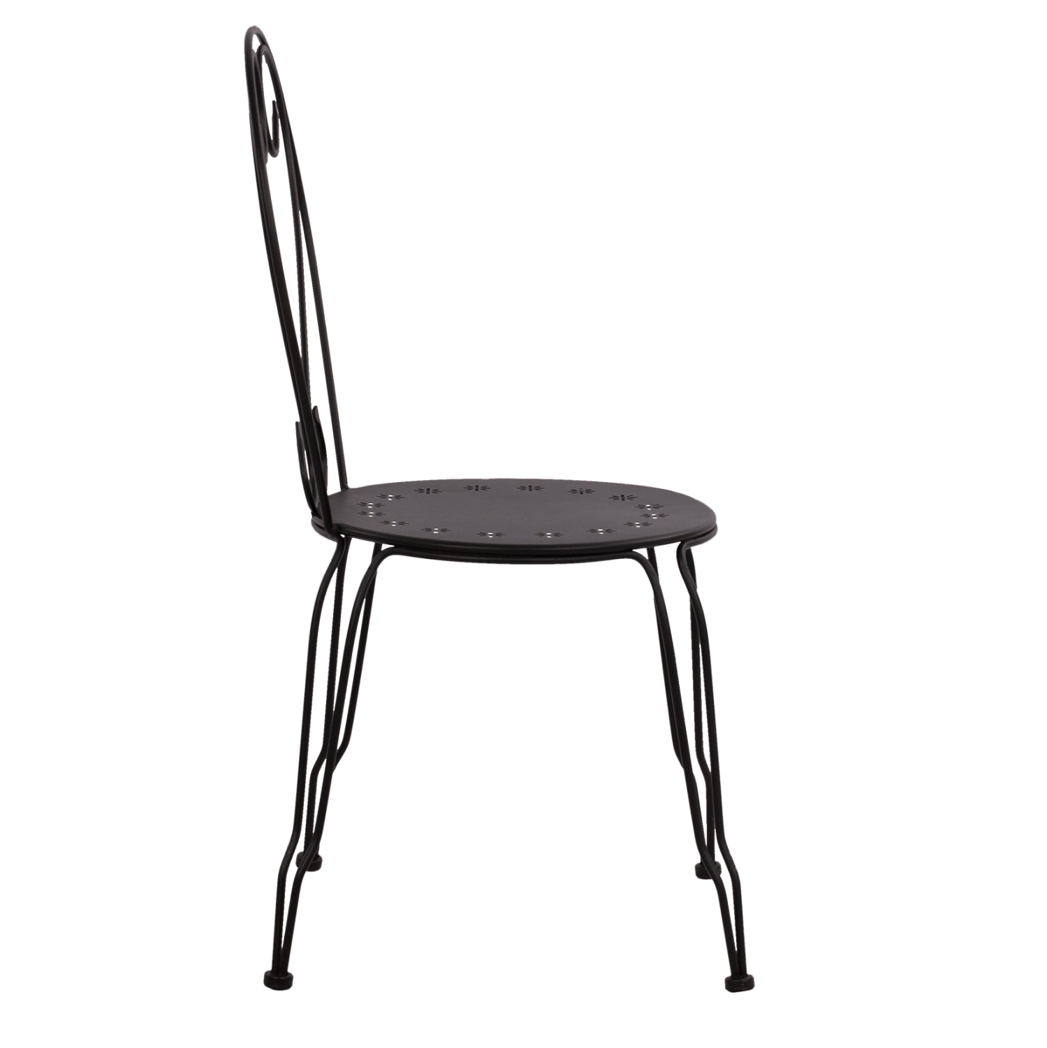 Chair Metallic Amore Black 42x48x90 cm. HM5007.11