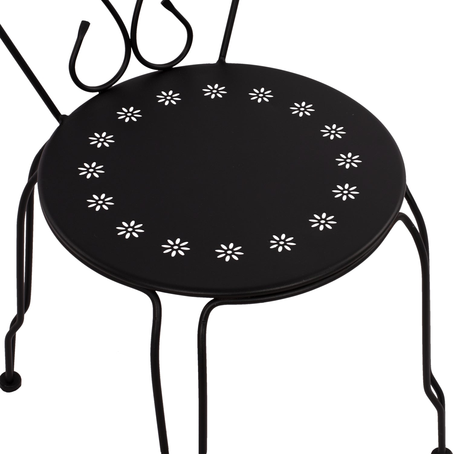 Chair Metallic Amore Black 42x48x90 cm. HM5007.11