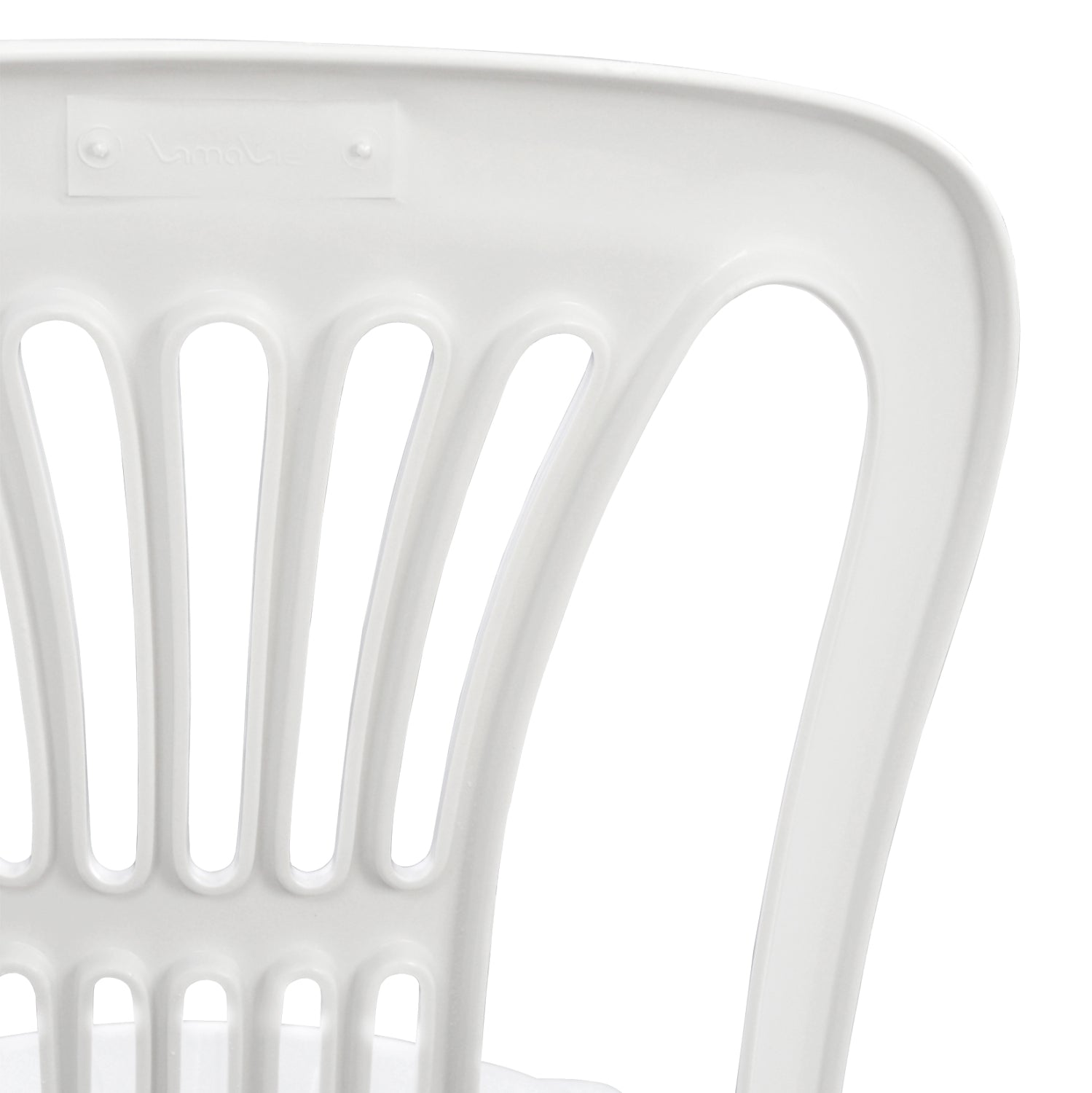 Pastic chair Vienna White 303002010  44x50x87 cm