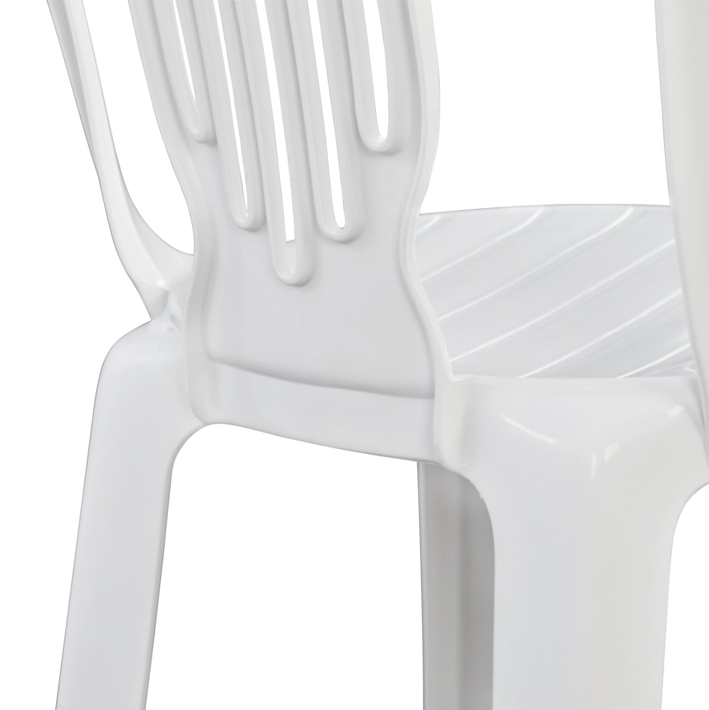 Pastic chair Vienna White 303002010  44x50x87 cm