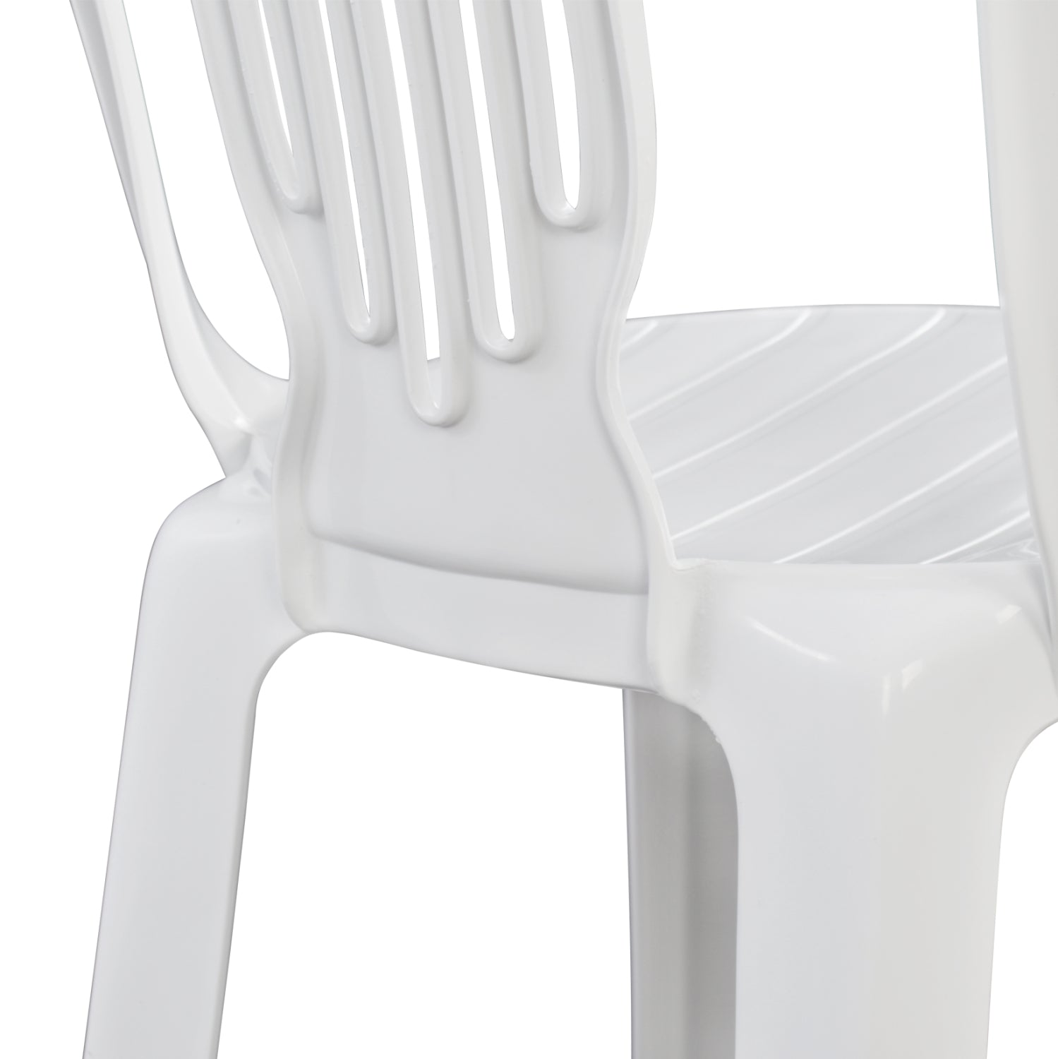 Pastic chair Vienna White 303002010  44x50x87 cm