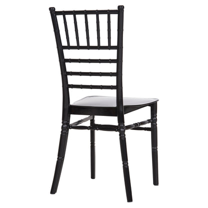 POLYPROPYLENE CATERING CHAIR TIFFANY NEW HM8058.07 GLOSSY BLACK 42x48x88,5Hcm.