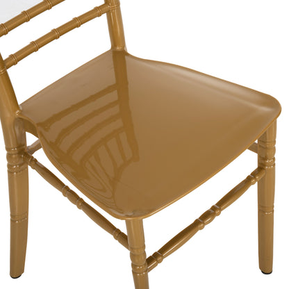 POLYPROPYLENE CATERING CHAIR TIFFANY NEW HM8058.05 GOLD 41.2x49.7x89Hcm.