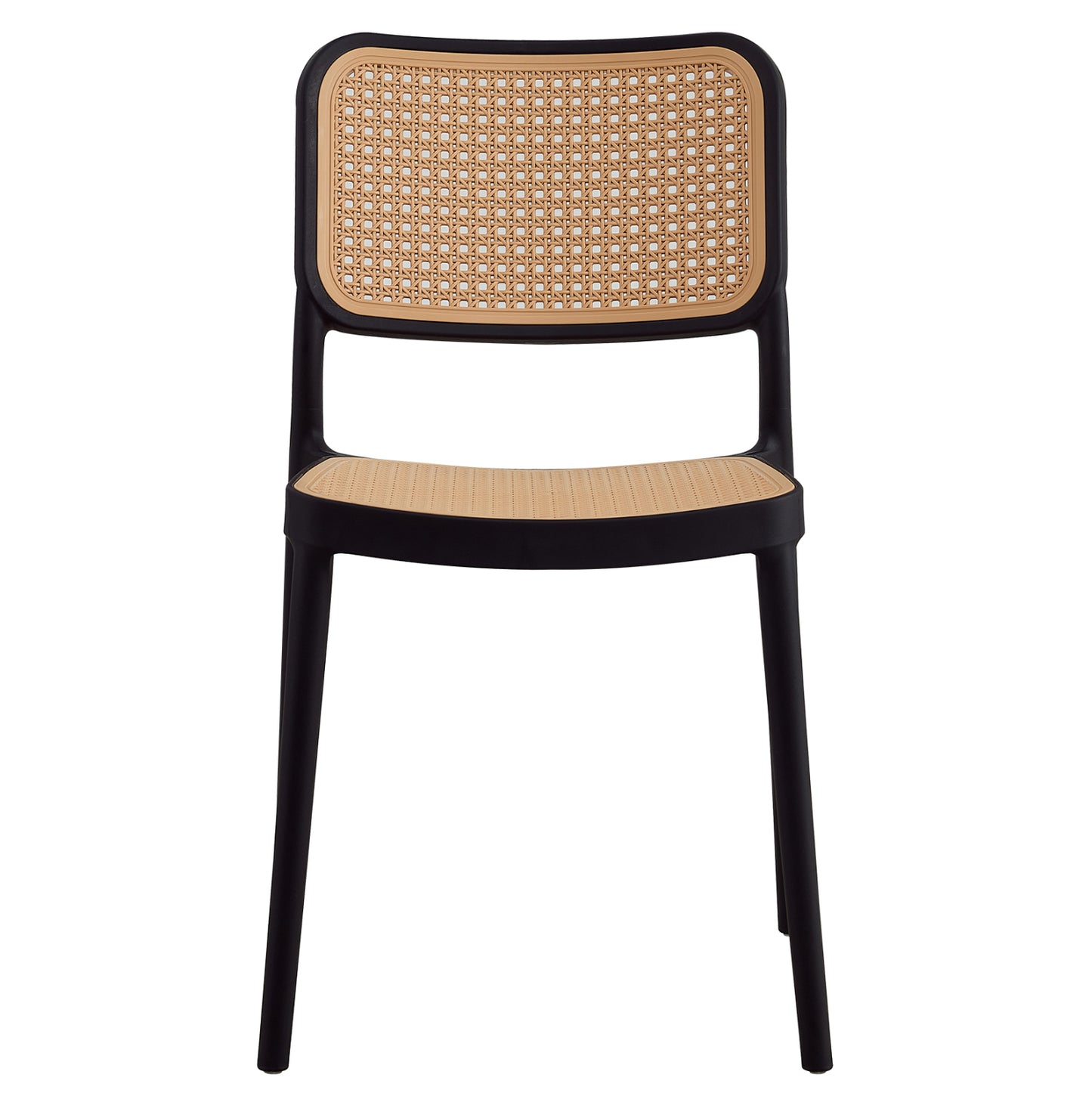 CHAIR POLYPROPYLENE MEKO HM5934.02 BLACK AND BEIGE 51x52x80Hcm.