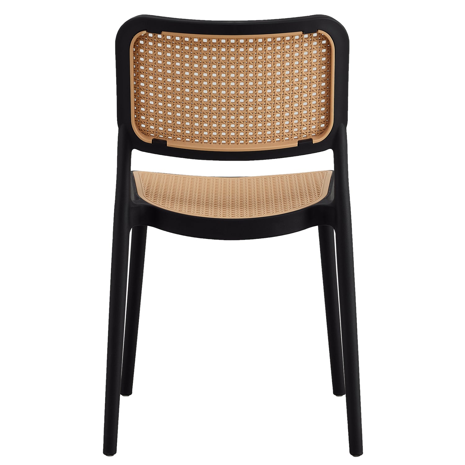 CHAIR POLYPROPYLENE MEKO HM5934.02 BLACK AND BEIGE 51x52x80Hcm.